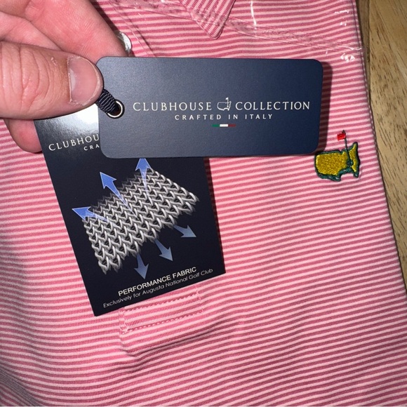NEW- 2025 Masters Clubhouse Collection Performance Polo Golf Shirt- Men’s Medium - Picture 3 of 6